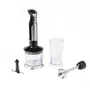 BATIDORA MEDION STICK BLENDER AND CHOPPER MD 17457 - 400W - 2 VELOCIDADES + TURBO - MINIPICADOR - CUCHILLA Y CARCASA ACERO INOX